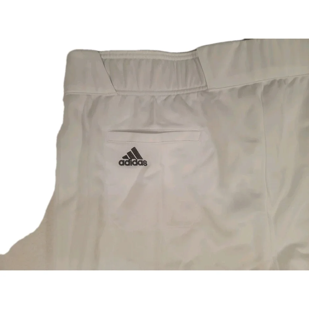 Adidas Icon Pro Baseball Pants Mens 3XL White Tapered Open Hem‎ Softball NWT